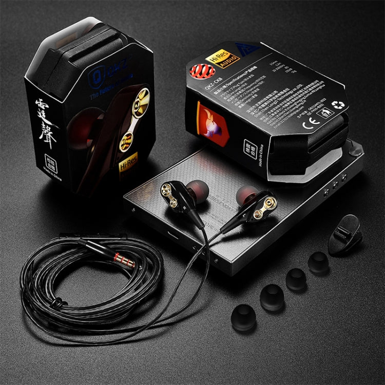 Écouteurs sportifs musicaux intra-auriculaires à quatre unités QKZ CK8 HiFi