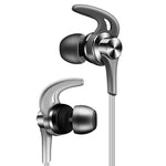 QKZ EQ1 Écouteurs intra-auriculaires métalliques CNC en forme d'aileron de requin, pour le sport et la musique, version avec microphone