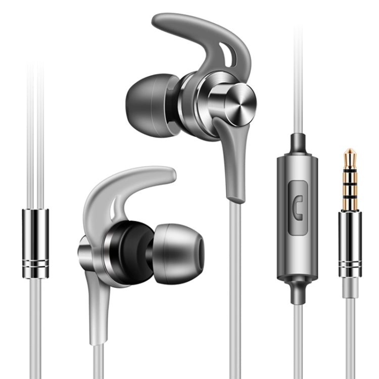 QKZ EQ1 Écouteurs intra-auriculaires métalliques CNC en forme d'aileron de requin, pour le sport et la musique, version avec microphone