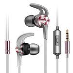 QKZ EQ1 Écouteurs intra-auriculaires métalliques CNC en forme d'aileron de requin, pour le sport et la musique, version avec microphone