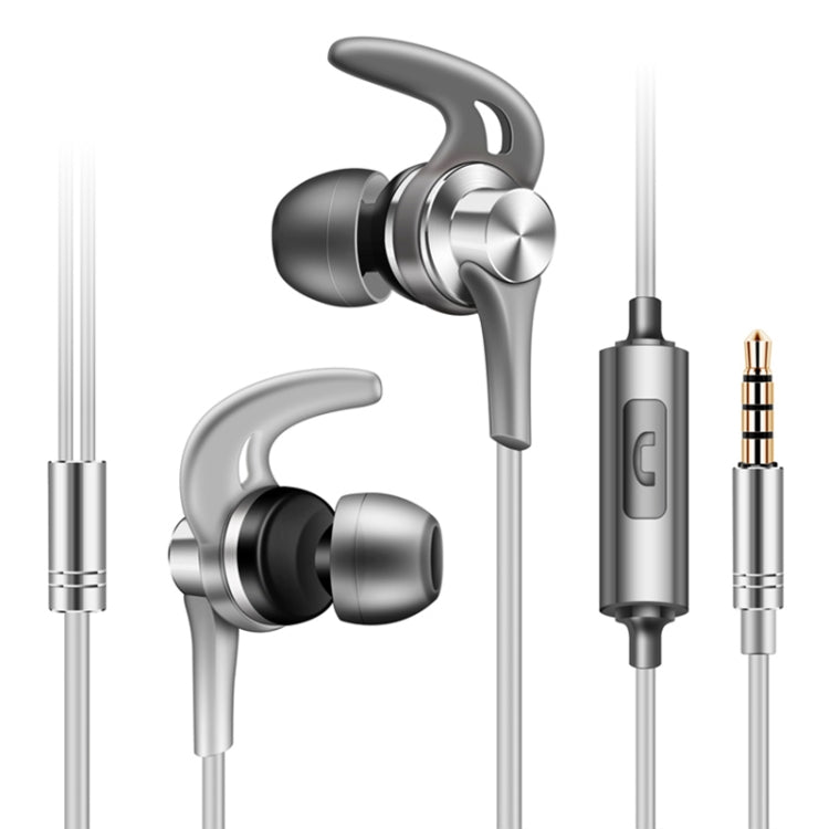 QKZ EQ1 Écouteurs intra-auriculaires métalliques CNC en forme d'aileron de requin, pour le sport et la musique, version avec microphone