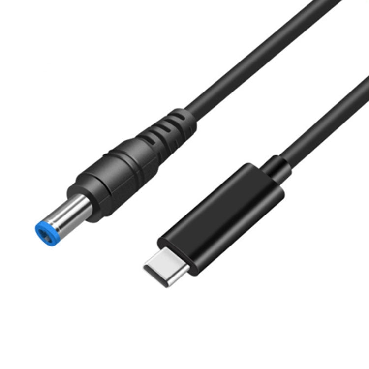 Câble de charge d'alimentation USB-C / Type-C vers 4,5 x 3,0 mm pour HP, longueur du câble : environ 1,5 m, Type-C vers 4,5 x 3,0 mm