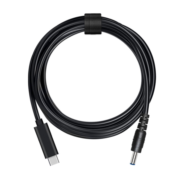 Câble de charge d'alimentation USB-C / Type-C vers 4,5 x 3,0 mm pour HP, longueur du câble : environ 1,5 m, Type-C vers 4,5 x 3,0 mm