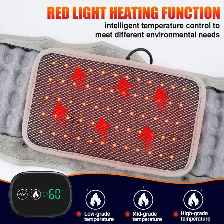Ceinture de massage rechargeable Hailicare, ceinture chauffante électrique gonflable sans sac en tissu, ceinture de protection