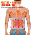 Ceinture de massage rechargeable Hailicare, ceinture chauffante électrique gonflable sans sac en tissu, ceinture de protection