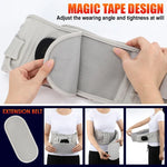 Ceinture de massage rechargeable Hailicare, ceinture chauffante électrique gonflable sans sac en tissu, ceinture de protection