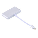 Lecteur de carte adaptateur combo 5 en 1 Micro SD + SD + USB 3.0 + USB 2.0 + Micro USB vers USB-C / Type-C OTG pour tablette, smartphone, PC, 5 en 1 (Argent), 5 en 1 (Or)