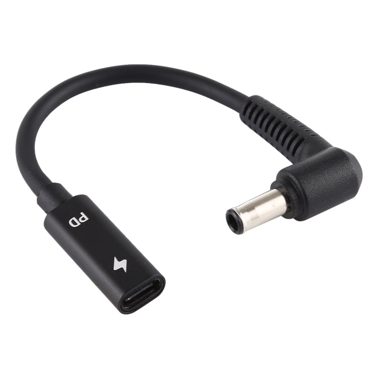 Câble chargeur adaptateur secteur DP 5.0 x 1.0mm vers Type-C femelle