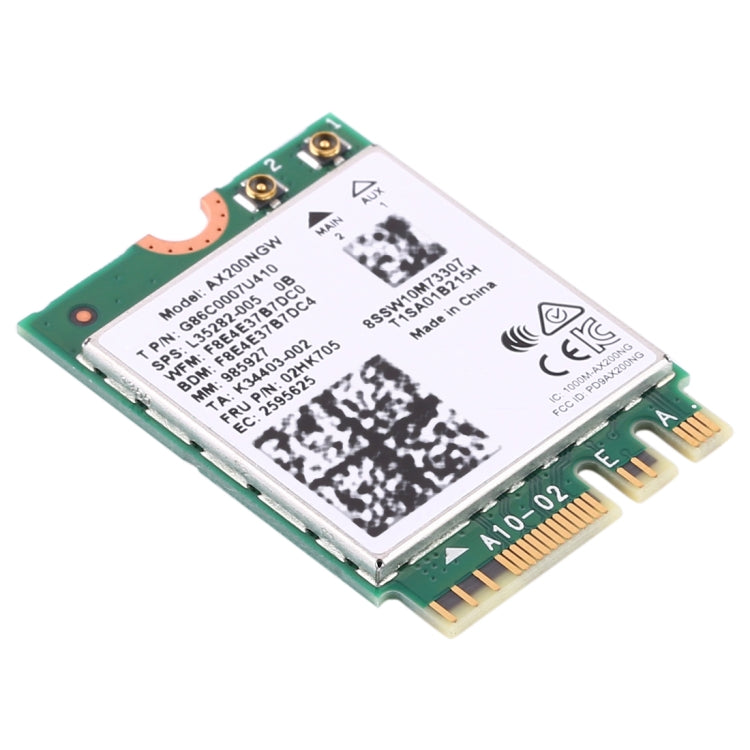 Carte réseau sans fil double bande AX200 2400 Mbps AX200NGW NGFF M.2 Bluetooth 5.0 Wifi 2,4G/5G 802.11 ac/ax