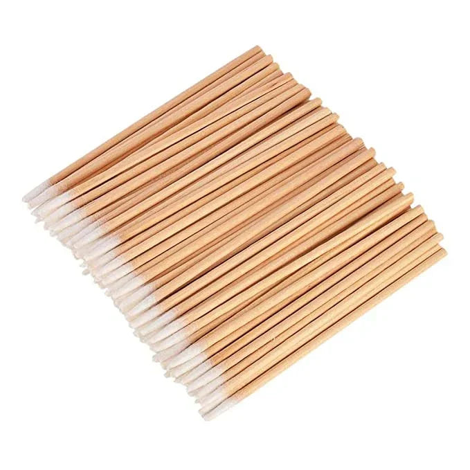 100 Pièces/Paquet Outils de nettoyage de cotons-tiges à tête unique, Coton-tige à tête unique