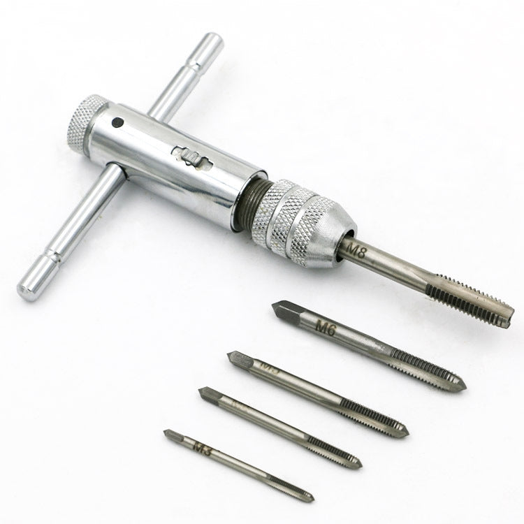 Clé à cliquet réglable pour tarauds M3-M8 et accessoires de taraudage manuel, M3-M8