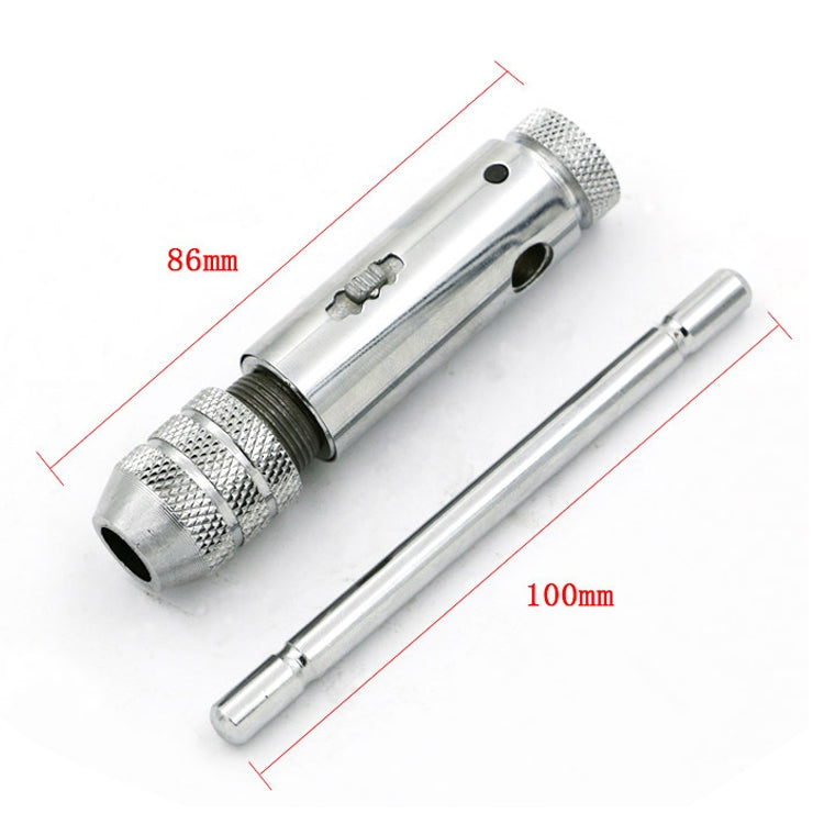 Clé à cliquet réglable pour tarauds M3-M8 et accessoires de taraudage manuel, M3-M8