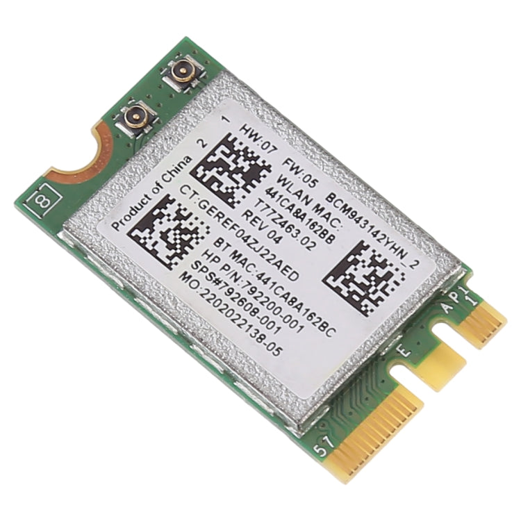 Carte réseau sans fil BCM943142Y M.2 NGFF 150Mbps 802.11b/g/n Bluetooth 4.0, BCM943142Y