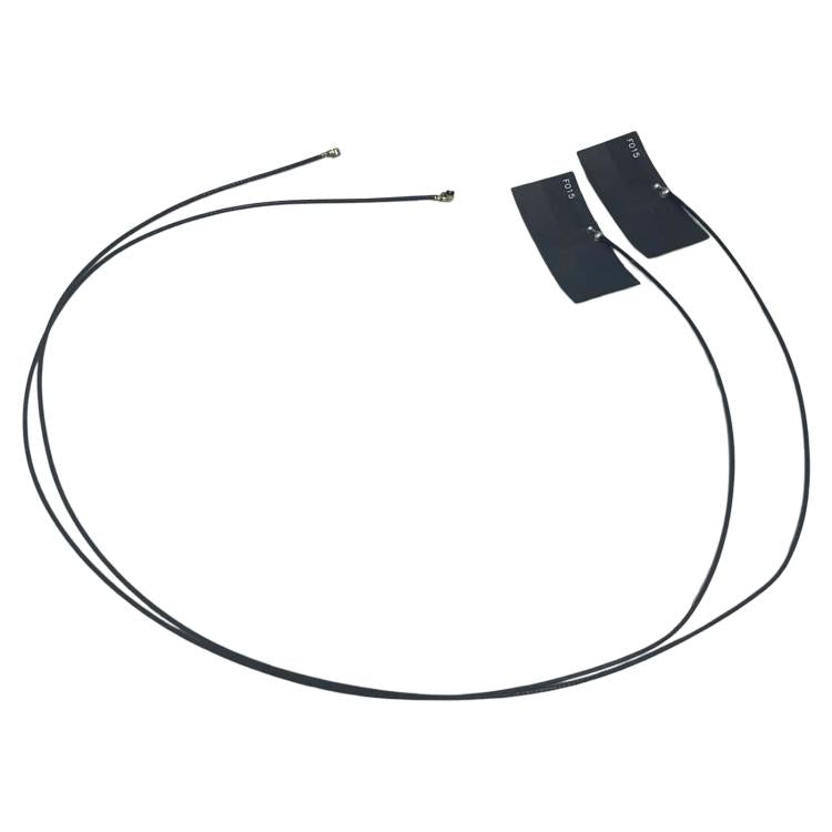1 paire d'antenne interne Mini PCI-E Wifi universelle pour ordinateur portable Wifi Bluetooth antenne film jaune pour carte réseau sans fil tablette