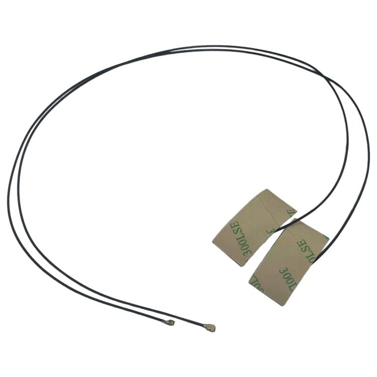 1 paire d'antenne interne Mini PCI-E Wifi universelle pour ordinateur portable Wifi Bluetooth antenne film jaune pour carte réseau sans fil tablette