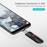 Mini adaptateur connecteur OTG USB-C / Type-C mâle vers USB femelle en alliage d'aluminium