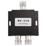 Répartiteur de puissance 2 voies, adaptateur femelle N 300-500 MHz, Répartiteur d'alimentation avec adaptateur