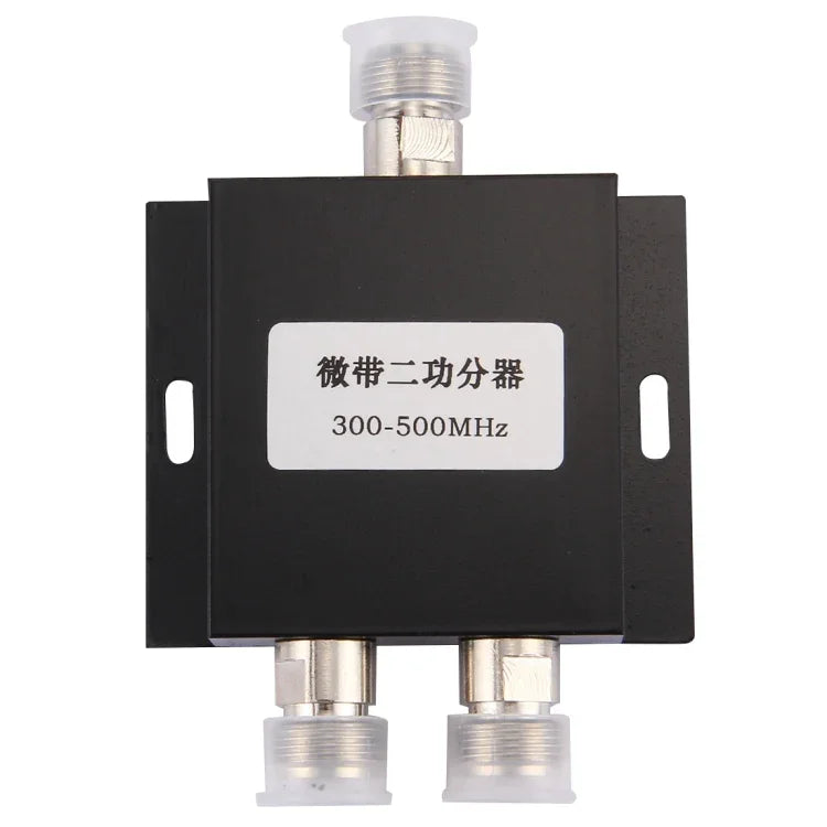 Répartiteur de puissance 2 voies, adaptateur femelle N 300-500 MHz, Répartiteur d'alimentation avec adaptateur