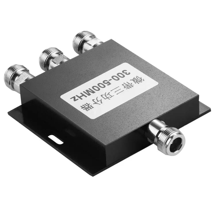 Répartiteur de puissance micro-ruban 3 voies, adaptateur N femelle 300-500 MHz, Répartiteur de puissance micro-ruban
