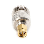 Adaptateur de connecteur coaxial RF SMA mâle vers UHF femelle, mâle vers UHF femelle