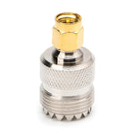 Adaptateur de connecteur coaxial RF SMA mâle vers UHF femelle, mâle vers UHF femelle