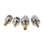 Kit de 4 adaptateurs A13 PL259/SO239 vers connecteur RF SMA mâle/femelle