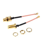 5 PCS Câble Tressé Adaptateur RG178 Ufl / IPX / IPEX vers SMA Femelle, Longueur : 5cm, 5cm
