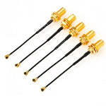 5 Pcs / Set RG178 Ufl / IPX / IPEX vers Adaptateur SMA Femelle Câble Tressé, Longueur : 20cm, 20cm
