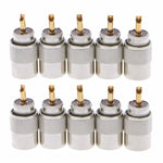 Lot de 10 connecteurs UHF PL-259 mâles à souder pour câble coaxial RG8X