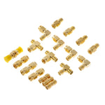 Kit de 18 connecteurs SMA mâle/femelle pour antenne, convertisseur et adaptateur coaxial