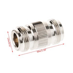 Connecteur cylindrique pour coupleur RF à double prise femelle de type N, adaptateur d'antenne coaxiale WiFi.