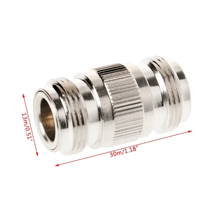 Connecteur cylindrique pour coupleur RF à double prise femelle de type N, adaptateur d'antenne coaxiale WiFi.