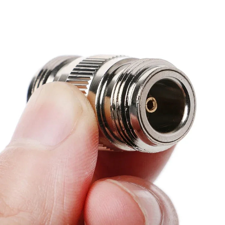Connecteur cylindrique pour coupleur RF à double prise femelle de type N, adaptateur d'antenne coaxiale WiFi.