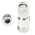 Adaptateur coaxial à vis TNC mâle vers N femelle pour connexion Wi-Fi d'un routeur