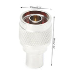 Adaptateur coaxial RF NJ / FMEJ, connecteur N mâle vers FME