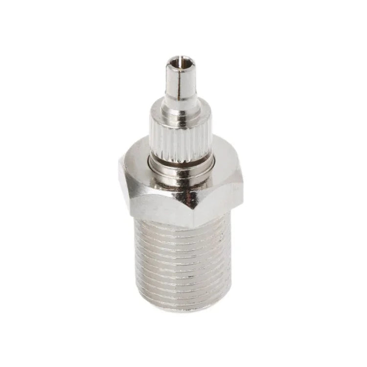 Adaptateur de connecteur coaxial nickelé F femelle vers CRC9/TS9 mâle RF
