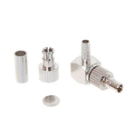 Connecteur coaxial RF coudé mâle TS9/CRC9 2 en 1 pour câbles RG174/178/316 LMR100