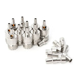 10 jeux de connecteurs coaxiaux UHF femelles sertis RF pour câble RG58/RG142/3D-FB de 5 mm