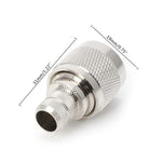 1 adaptateur coaxial RF de type N pour câble LMR400 RG8