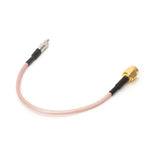 Rallonge de câble RG316 avec connecteurs TS9 femelle vers SMA mâle, longueur : 15 cm