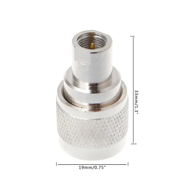 Adaptateur de connecteur FMEJ/UHFJ FME mâle vers UHF mâle