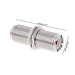 Adaptateur de connecteur UHF femelle-femelle UHFKKY, version d'extension