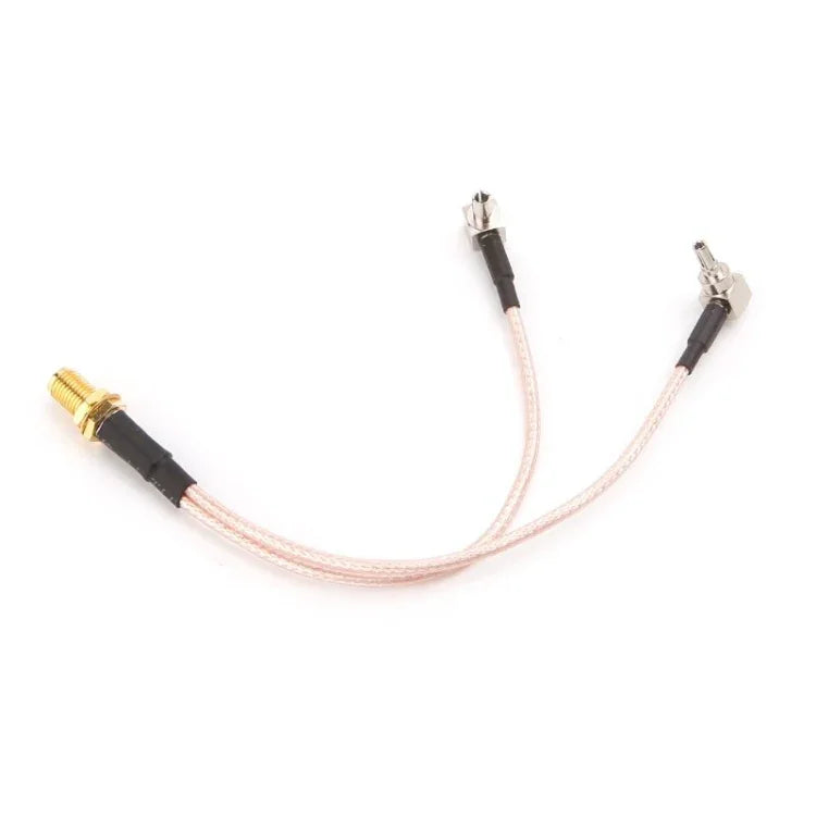 Rallonge de câble RG316 avec connecteur SMA femelle vers CRC9-TS9, longueur : 15 cm