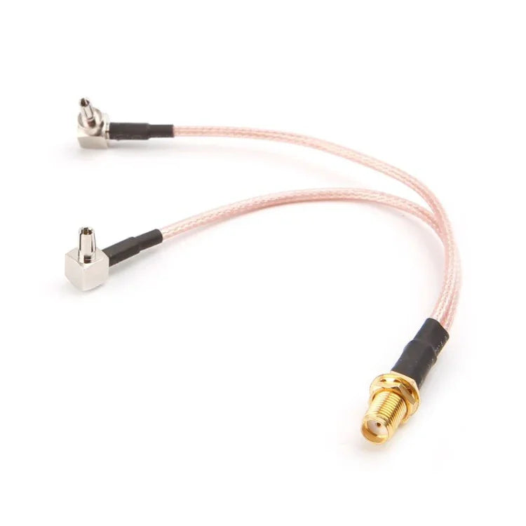 Rallonge de câble RG316 avec connecteur SMA femelle vers CRC9-TS9, longueur : 15 cm
