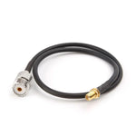Câble RG58 à queue de porc, connecteur SMA femelle vers UHF SO239 PL259 femelle, longueur : 50 cm