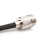 Câble RG58 à queue de porc, connecteur SMA femelle vers UHF SO239 PL259 femelle, longueur : 50 cm