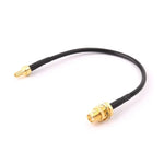 Rallonge de câble de connexion RG174 CRC9 mâle droit vers SMA femelle, longueur : 15 cm