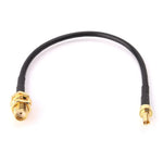 Rallonge de câble de connexion RG174 CRC9 mâle droit vers SMA femelle, longueur : 15 cm