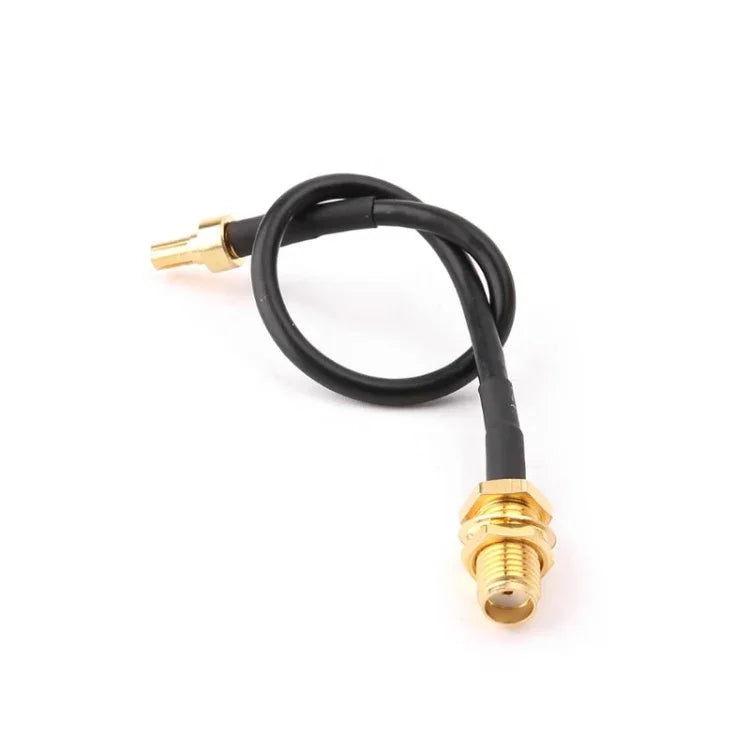 Rallonge de câble de connexion RG174 CRC9 mâle droit vers SMA femelle, longueur : 15 cm