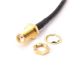 Rallonge de câble de connexion RG174 CRC9 mâle droit vers SMA femelle, longueur : 15 cm